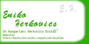 eniko herkovics business card